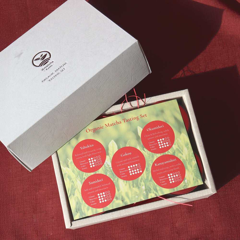 JAS Organic] 5 Matcha Cans Tasting Set – d:matcha Kyoto