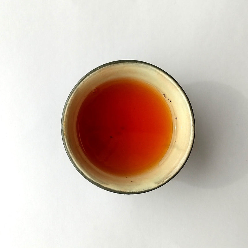 Japanese black tea with shiso