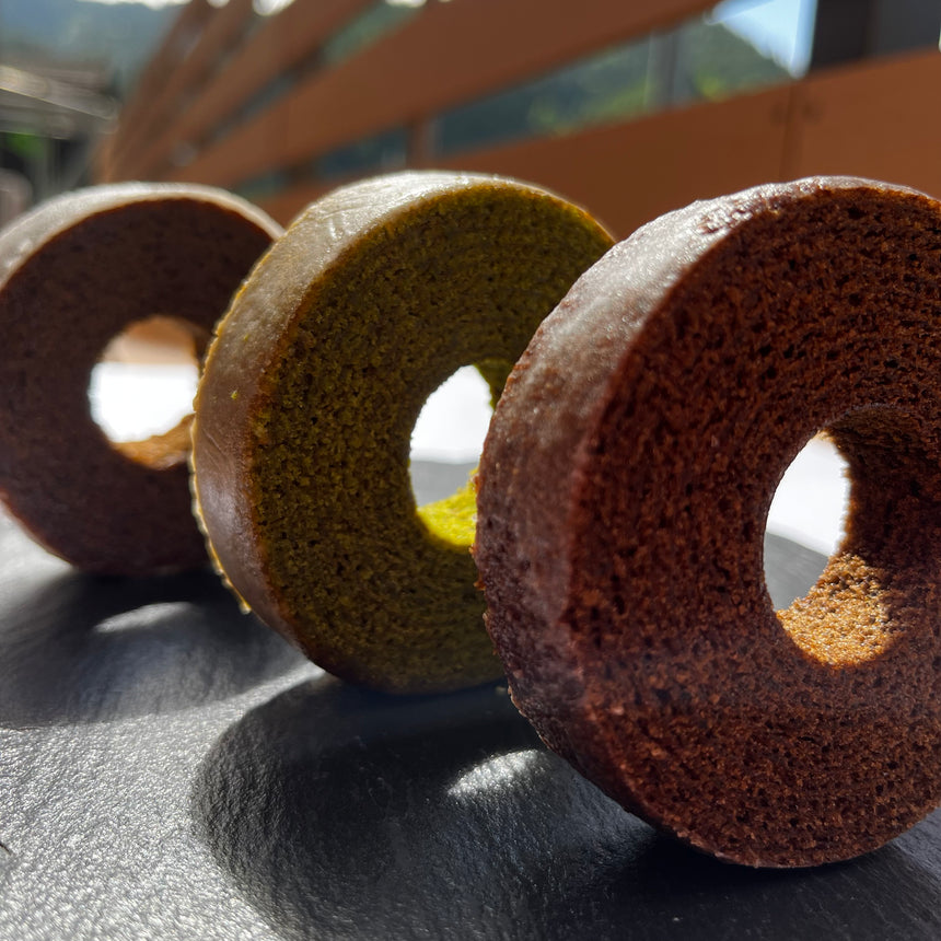 Baumkuchen Set 3 (Wakocha, Matcha, Houjicha)