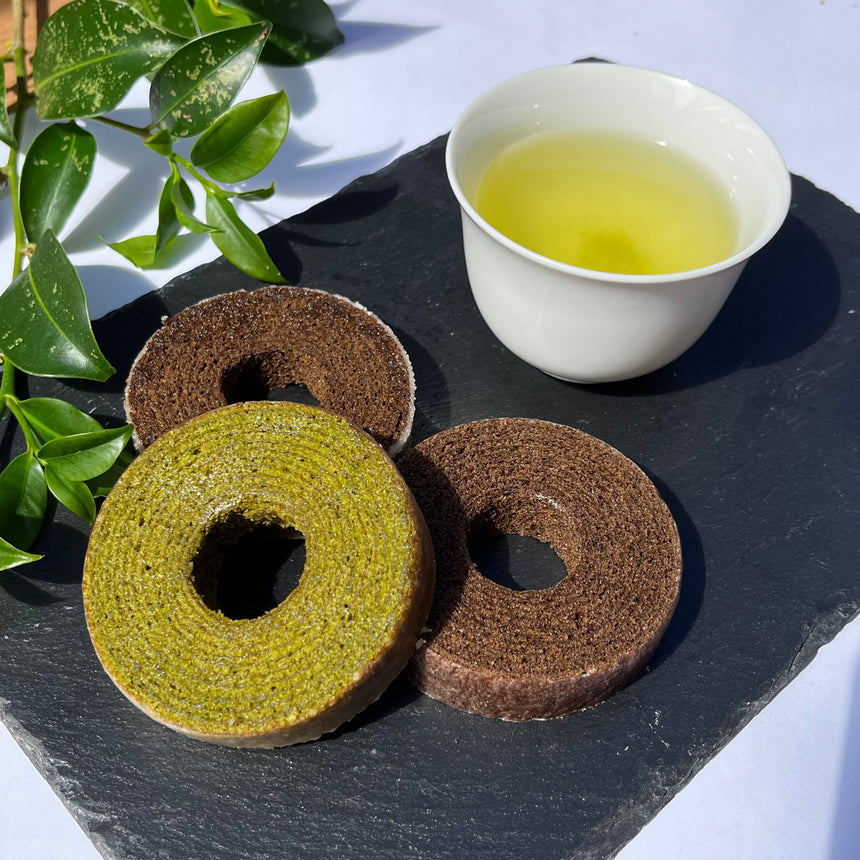 Baumkuchen Set 3 (Wakocha, Matcha, Houjicha)