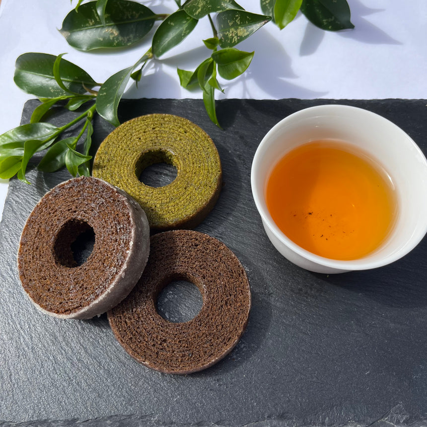 Baumkuchen Set 3 (Wakocha, Matcha, Houjicha)