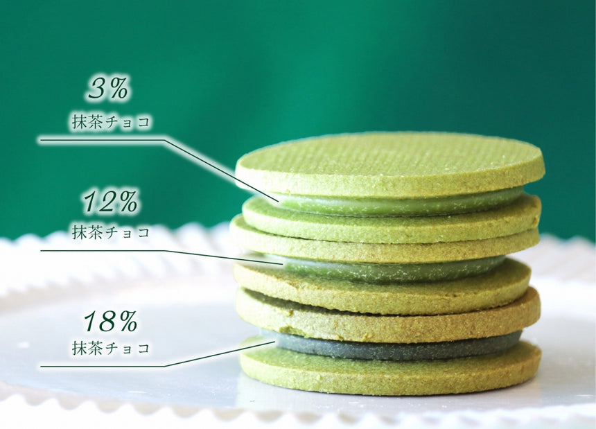 Matcha Chocolate Sandwich Cookies