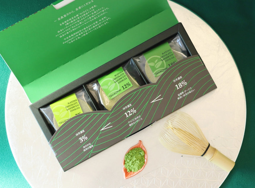 Matcha Chocolate Sandwich Cookies