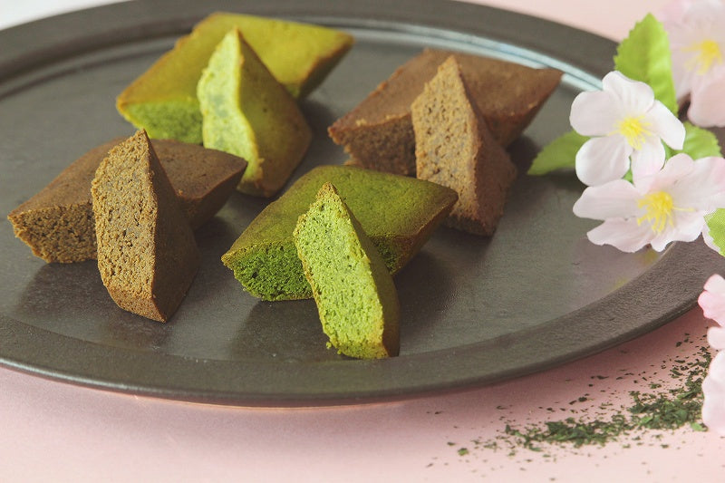 Financier Sampler Set (Matcha, Houjicha, Sencha, Wakoucha)