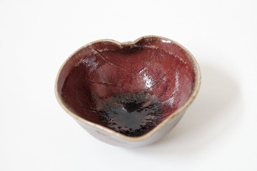 Tea Confectionery Serving Bowl (Berry Red)