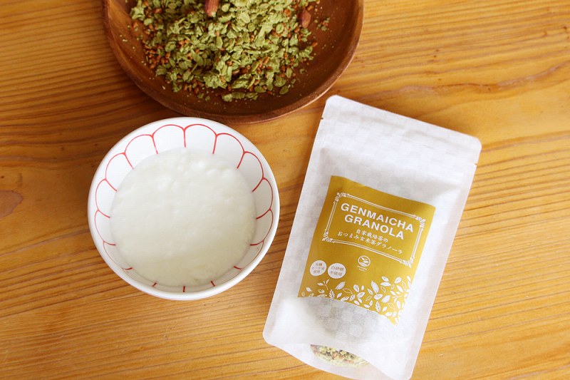 Genmaicha granola