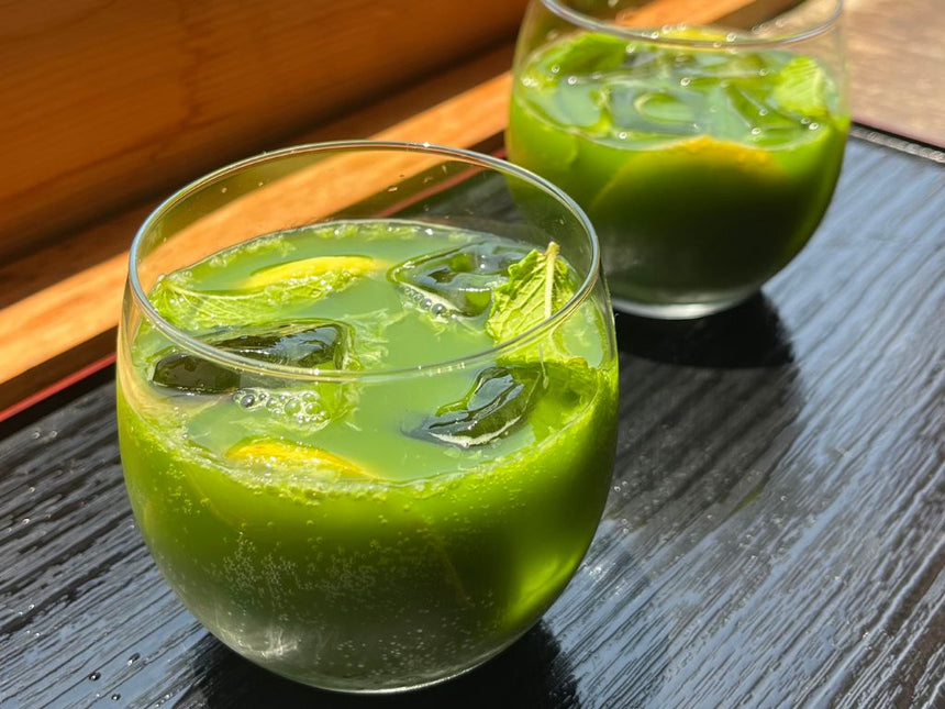 Matcha Lemon Mojito Mocktail