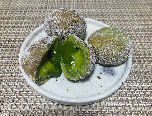 Matcha Ganache Donuts