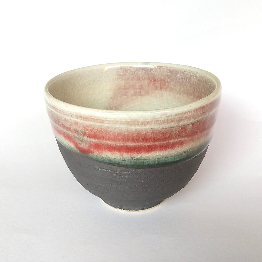Tea Cup (Black & Red)