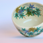 Hand-painted matcha bowl "Green Maple Leaves青楓" by Akira Shimizu, shipping free