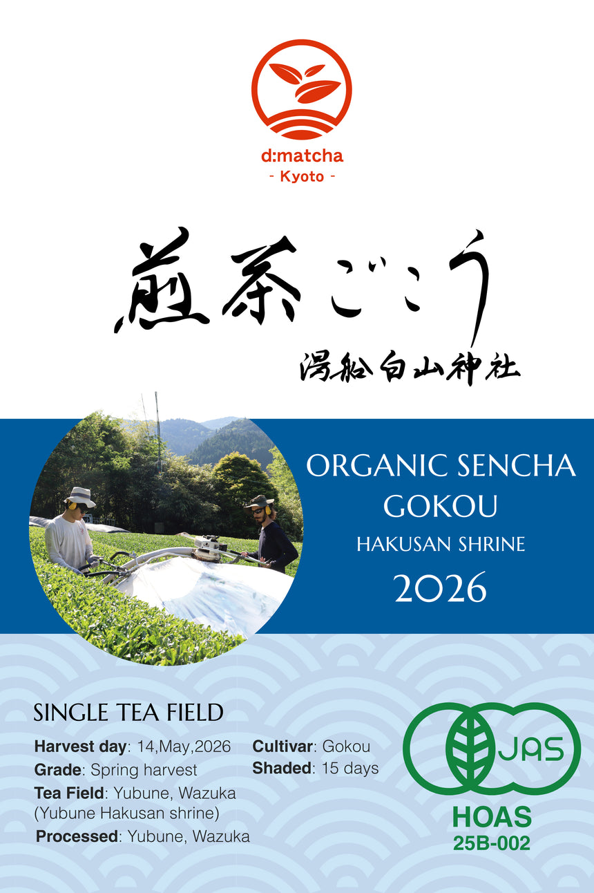 [JAS Organic Certified] 2026 Sencha Gokou
