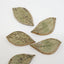 Tea Leaf Hashioki (chopstick holders) - handmade in Shigaraki
